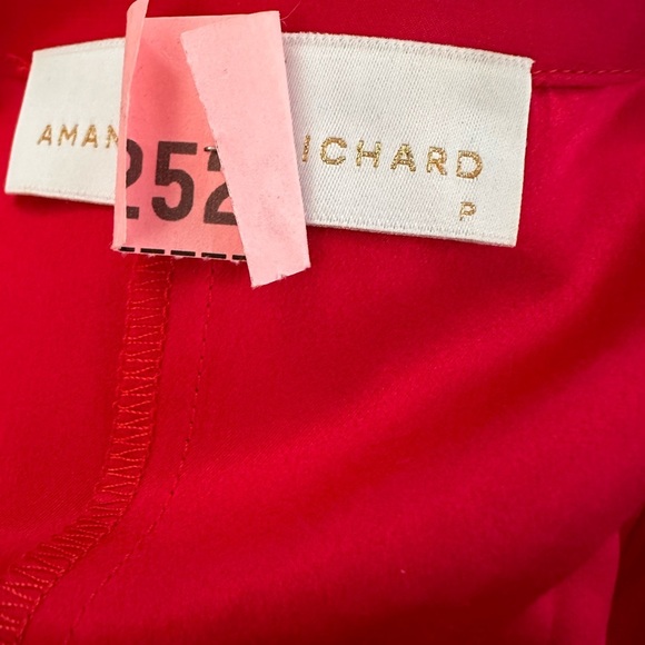 Amanda Uprichard Red Flowy Sleeveless Dress Size Small - Picture 6 of 6